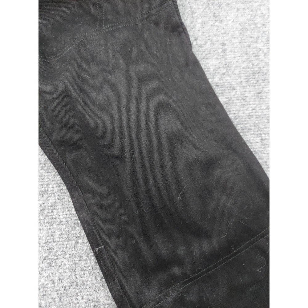 Ironworkers Jeans Womens 10 Black Padded Knees Bootcut Biker Work Denim BILT - Picture 10 of 14